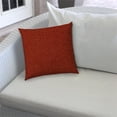thumbnail image 3 of Joita Oreiller Carré Intérieur/extérieur Musc Cousu Fermé - Tissu Polyester Rouge Brique, 3 of 3