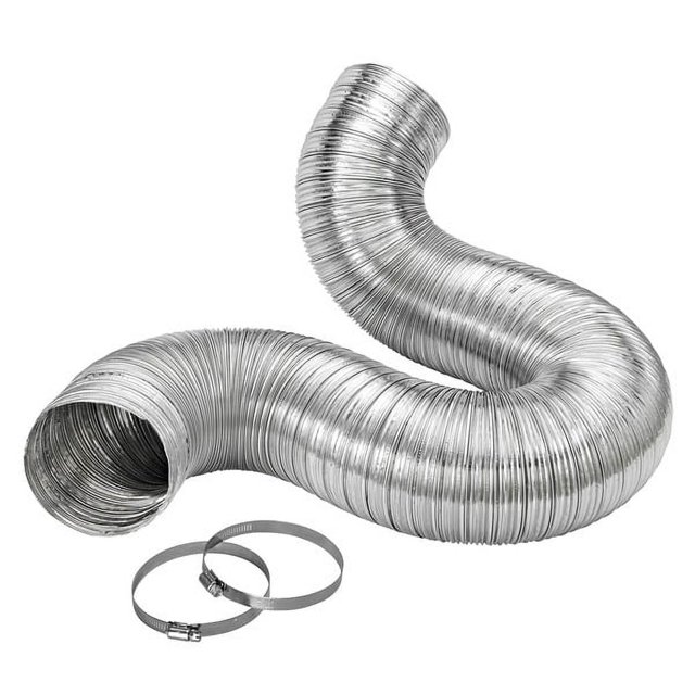 Lambro 328ULT-C Conducto RigiFlex Premium de 4 pulgadas de diámetro x 8 pies con abrazaderas