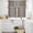 Brown and Gray, variant on Dark Sea Green Gray Ombre Kitchen Curtains Sets for Windows 36 Inch Length, Modern Gradient Abstract Art Rod Pocket Window Treatments Tier Curtains and Valances Set for Bedroom/Bathroom