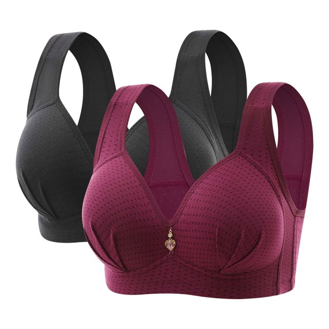 Birdeem Bras for Women Womans Embroidered Glossy Comfortable Breathable Bra Underwear No Rims Two Piece Set