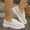 Beige#25, variant on Orthopedic Dress Shoes for Women Arch Support Nurse Shoes Wide Width Non Slip Slip on Work Shoes Knitted Mesh Stretch Comfortable 2026 New Foam Shoes