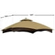 thumbnail image 4 of Toldo de repuesto para gazebo ABCCANOPY para Lowe's Allen Roth, 4 of 6