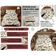 thumbnail image 4 of Manfei Hunting And Fishing Full Size Comforter Sets,Deer Hunting Big Bass Pike Fish Bedding Sets,Rustic Cabin Lake House Bedroom Room Decor Reversible 3 Pieces, 4 of 6
