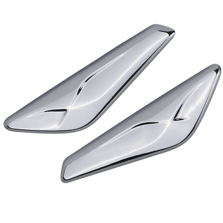 Front Fender Chrome Trim Finisher, Left Driver & Right Passenger Side, Fits BMW X3 F25 X4 F26 2011-2017