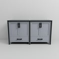 thumbnail image 5 of Lexora Home Ziva 60" Vanity Cabinet in Dark Gray, 5 of 6