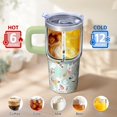 thumbnail image 6 of 20OZ Stainless Steel Unicorn Travel Tumbler with Handle and Straw Double Wall Insulated Cup Coffee Mug Perfect Gifts for Women Mom Friends on Birthday Christmas Thanksgiving, 6 of 6