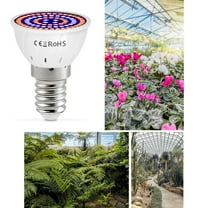 Konghyp LED Plant Lamp E14 – Red and Blue Spectral Growth Light for Enhanced Plant Growth – Perfect for Indoor Gardening and Supporting Healthy Photosynthesis in Your Plants