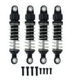 thumbnail image 6 of 1 Set Aluminum RC Shocks, 1/18 RC Crawler Car Adjustable Absorber Damper Upgrade Parts for Traxxas TRX4-M, Red, 6 of 7