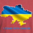 thumbnail image 3 of CafePress - I Stand With Ukraine Flag Ukrainian Pride T Shirt - Mens Comfort Colors Shirt, 3 of 5