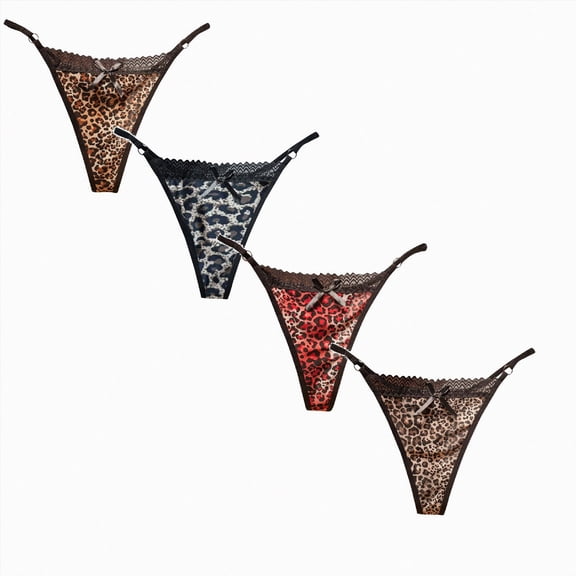 HCNTES Lace Panties Men's Ruffled Panties Thongs Mini Skirt Thongs Lingerie Teddy Lingerie Dress (4 Pcs)