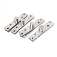 thumbnail image 1 of Unique Bargains 100mmx20mm Stainless Steel Pivot Hinge Sliding Door Hardware 4pcs, 1 of 3