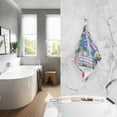 thumbnail image 2 of Yayeee 100% Cotton Hand Towels for Bathroom 16" x 28" Soft Absorbent Kitchen Towel, Floral Window, 2 of 7