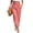 #213-Pink, variant on Roncen Womens High Waisted Pants Summer Casual Loose Wide Leg Palazzo Flowy Beach Trousers with Pockets