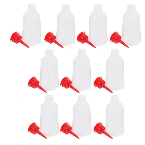 10PCS Needle Tip Glue Bottle Applicator Empty Precision Bottles for Artist Paint Detailing and Condiment Squeeze Use
