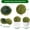 color: Pink | specs: 2pcs, diameter 52cm, variant on Artificial Boxwood Topiary Balls Set - Realistic Faux Greenery Spheres with Blooms - No Maintenance UV Protected Decor for Home Garden Patio
