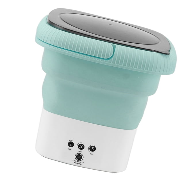 Foldable Portable Washing Machine, Mini Laundry Washer for RV Travel Apartment, Quiet