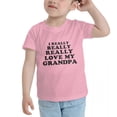 thumbnail image 3 of I Really Love My Grandpa Cute Toddler Tshirts for Boys Girls (Pink, Youth L), 3 of 5