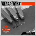 thumbnail image 5 of HORUSDY 37-Piece Number and Letter Stamp Set 1/8 (3mm) (A-Z 0-9 Love) Punch Perfect for Imprinting Metal Plastic Wood Leather, 5 of 7
