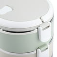 thumbnail image 3 of Domqga Portable Stainless Steel Thermal Lunch Box Container Bento Box Food Container, Thermal Lunch Box, Stainless Steel Thermal Lunch Box, 3 of 8