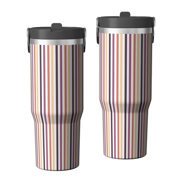 Modern 30oz Handheld Travel Tumbler with Handle – Double Wall Stainless Steel Insulated Cup, Flip Straw Lid, Leak-Proof & BPA-Free for Hot and Cold Drinks – Durable Coffee & Juice Mug Black