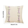 thumbnail image 3 of Nkmbld Decorative Pillow Covers Embroidered Pillows Cushions Rose Flower Pillows Sofa Beds Head Lumbar Support Simples Pillowcases Holiday Gifts, 3 of 6