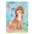 thumbnail image 1 of Carolines Treasures CK1918CHF Easter Eggs Cavapoo Flag Canvas House Size, 1 of 4