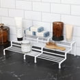 thumbnail image 4 of Mainstays Expandable Metal Wire Spice Rack Organizer, Tiered Kitchen Cabinet and Pantry Spice Rack Shelf for Countertop Spice Storage, White, 4 of 10