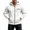 White, variant on TKKCS Mens Full Zip Hoodie Regular Fit Midweight Casual Daily Long Sleeve Sweatshirt Jacket with Zipper Chest Pocket Army Green XL
