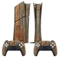 thumbnail image 2 of Skin Sticker for PS5 Slim Standard PS5 Pro Disc Digital Edition Console and Controllers Decals for Playstation 5 (Wood,PS5 Slim Disc Edition), 2 of 5