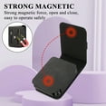thumbnail image 3 of TECH CIRCLE Wallet Case for Samsung Galaxy Z Flip 5 Flexible Clip Card Slots Flip Case with Pen Stylus, Skin-Feel PU Leather Magnetic Snap Shockproof Full Protection Cover, Black, 3 of 10