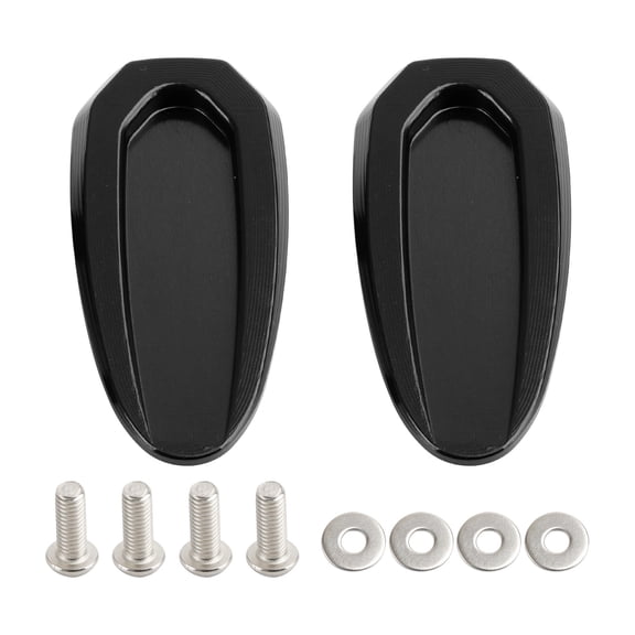 Black mirror delete blanking block off plates fits for BMW S 1000 RR 2020-2023