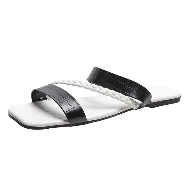 Amzcrzy Zapatos de mujer,Zapatos de mujer,Zapatillas de mujer, Sandalias planas de mujer, sandalias de playa para mujer, zapatillas casuales antideslizantes de verano Sandalias Mujer Zapatillas De Ca