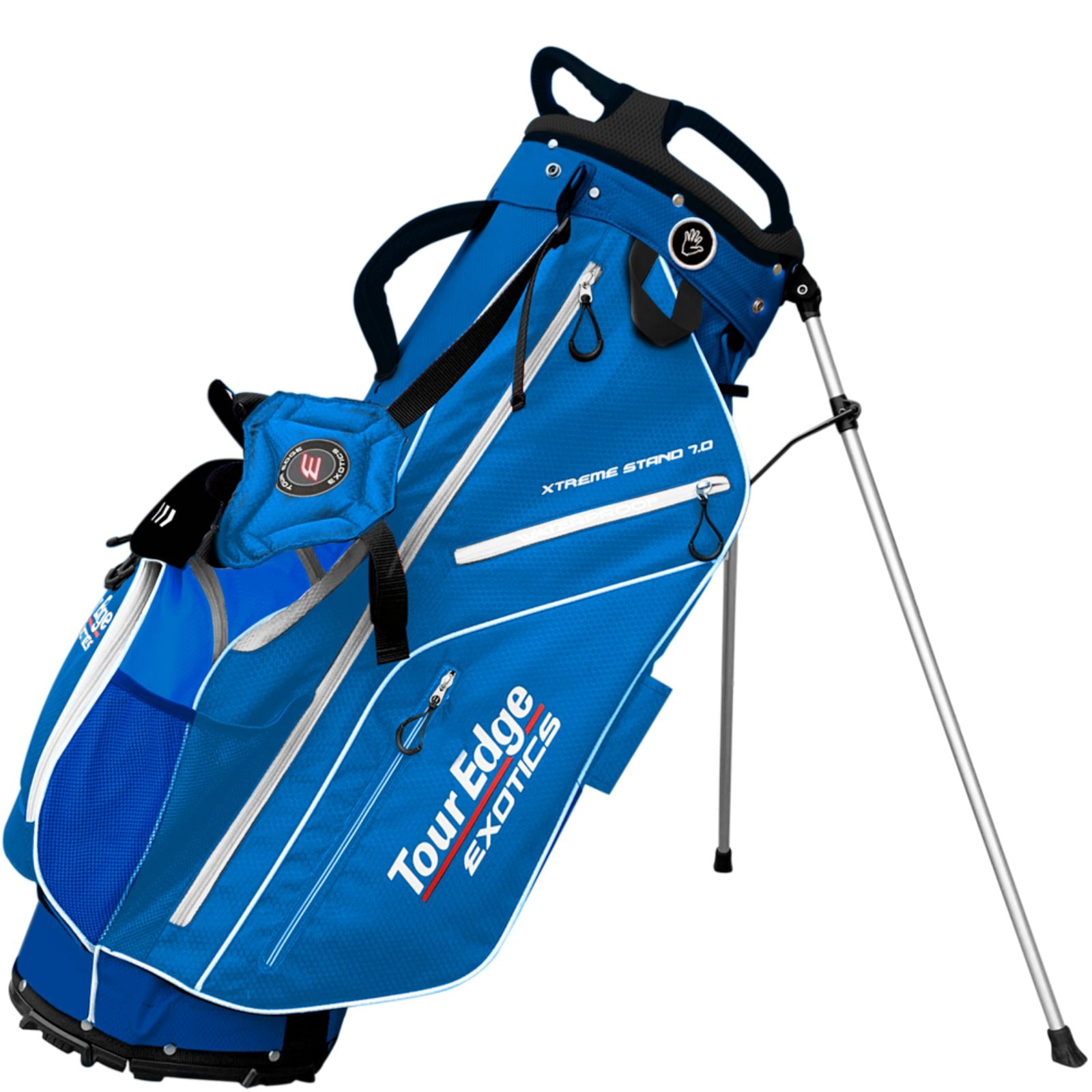 Tour Edge Exotics Xtreme 7.0 Golf Stand Bag Blue/White