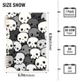thumbnail image 3 of Haosy Cute Cartoon Skull Notebooks 1-subject Journal 60 Sheets A5 College Ruled Paper Detachable Ring 8.3"x5.7", 3 of 8