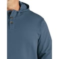 thumbnail image 2 of True Nation by DXL Men's Big and Tall Soft-Wash Henley Hoodie Midnight Navy 5XL, 2 of 5