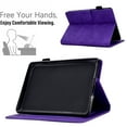 thumbnail image 4 of ELEHOLD Flip Leather Case for Kindle Paperwhite 4/3/2/1,Butterflies Tower Embossed Pattern Card Slots Auto Wake/Sleep Kickstand Function Multi-Functional Shockproof Slim Case,Purple, 4 of 8