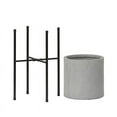 thumbnail image 3 of LuxenHöme MgO Planter with Metal Stand, Gray, 3 of 4