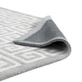 thumbnail image 5 of Modway Freydis Greek Key 8x10 Area Rug in White and Light Gray, 5 of 6