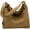 Khaki, variant on PIKADINGNIS Women Canvas Tote Purse Handbags Shoulder Bag Casual Work School Shopper Hobo Top Handle Handbag