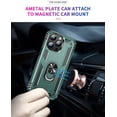 thumbnail image 5 of Case for 15 Pro Max Case for iPhone 15 Pro Max Phone Case,with Kickstand Ring,[Military Grade Drop Protection] Shockproof Protective Phone Cover,for iPhone 15 Pro Max Case Green, 5 of 12