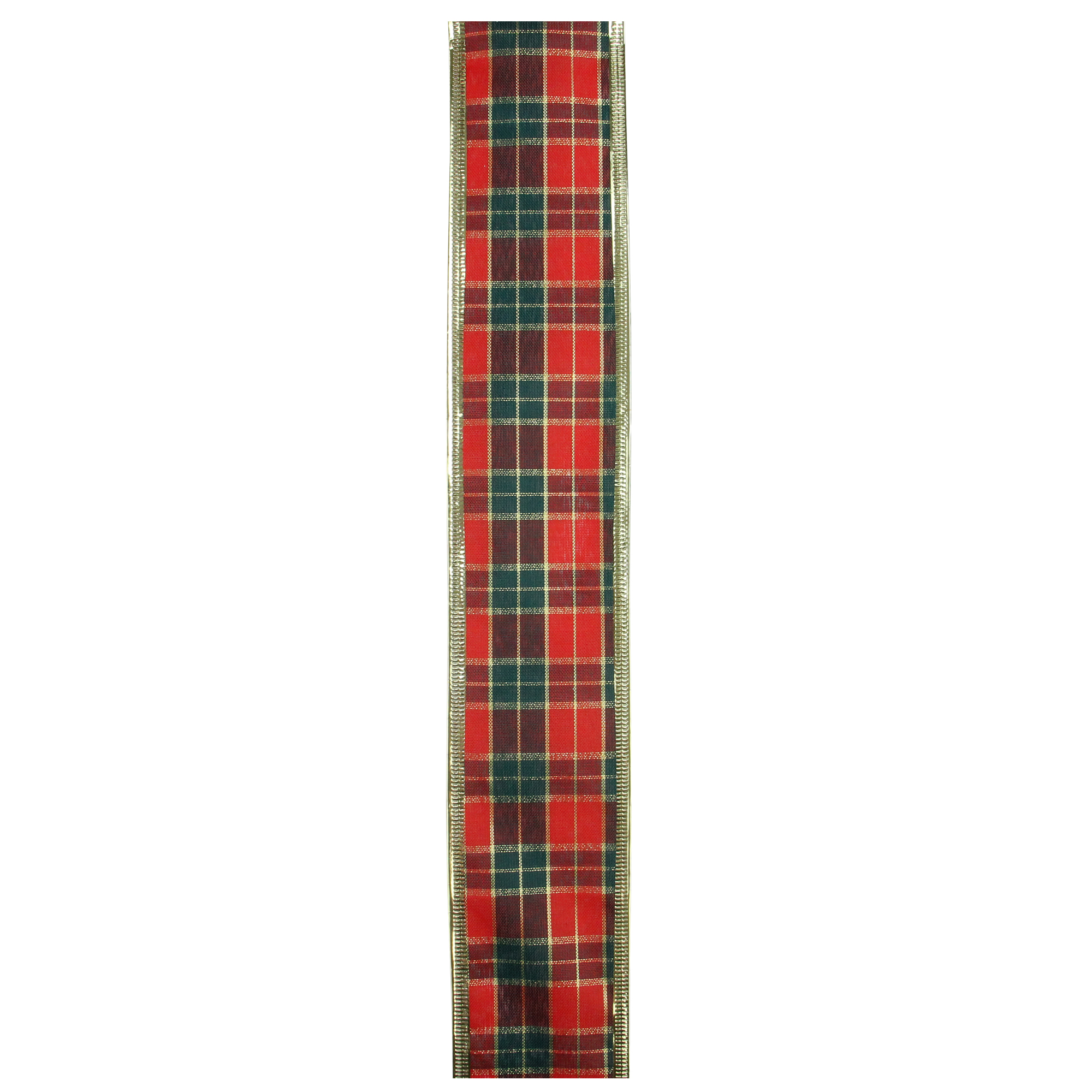 Northlight Pack of 12 Green and Red Striped Wired Christmas Craft Ribbons - 2.5" x 120 Yards