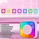 thumbnail image 2 of Mini impresora de pegatinas con 6 rollos de papel adhesivo, siete modos de iluminación de color para álbumes de recortes, viajes, notas, etiquetas y recordatorios. Compatible con iOS y Android., 2 of 5