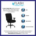thumbnail image 3 of HERCULES Series Big & Tall 400 lb. Rated Black Fabric Rectangular Back Ergonomic Office Chair with Arms, 3 of 6