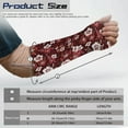 thumbnail image 6 of Jiueut Red Flower Arm Cast Cover Arm Cast Sleeve with Thumb Cover Hand Cast Covers for Shower Adult Size L Wrist Cast Cover for Women Waterproof Arm Cast Cover for Shower, 6 of 7