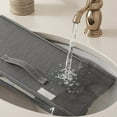 thumbnail image 4 of Fabric Storage Bin with Double Lid, Foldable Cloth Organizer for Toys/Clothes, Gray Home Decor Box, 4 of 6