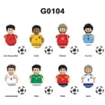 thumbnail image 3 of Nuevo modelo de personaje de jugador de fútbol de ladrillo de estrella deportiva, juguete de bloques de construcción para niños, regalo de Navidad TV6501 TV6502, 3 of 4