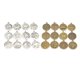 thumbnail image 1 of 10 X 24 Piezas De Plata Antigua Bronce 12 Colgantes Del Zodiaco Kit De Fabricación De Joyas 10 piezas Sunnimix encantos del zodiaco, 1 of 8