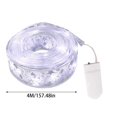 thumbnail image 4 of Christmas Ribbon Fairy Lights Christmas LED Lights Double Ribbon String Lights Christmas Tree Decoration Glowing Ribbon Pendant Icicle Lights Warm Wire, 4 of 7