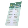 thumbnail image 3 of Bike Chains Links, Chain Joint Connector Steel Reusable  For Road Bikes Silver, 3 of 8