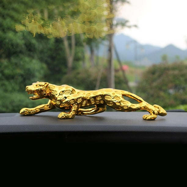 Estatuilla creativa perfecl de resina para decoración de oficina y coche Oro S